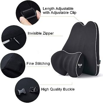 backrest pillow with headrest